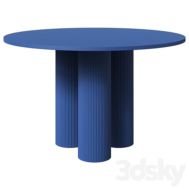 Corner Design dining table Ary Texture 3ds Max - thumbnail 1