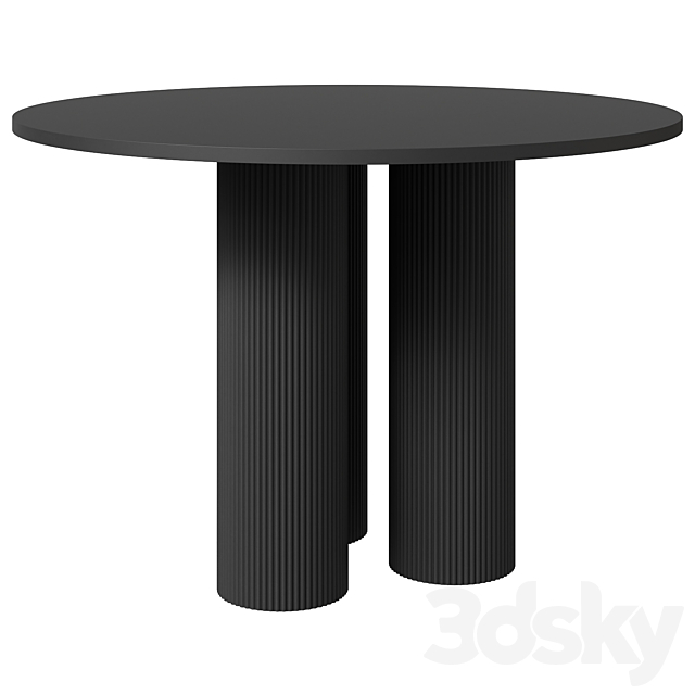 Corner Design dining table Ary Texture 3ds Max - thumbnail 2