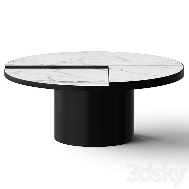 Cosmorelax Vaso Marable Coffee Table by Cosmo 3DS Max Model - thumbnail 3
