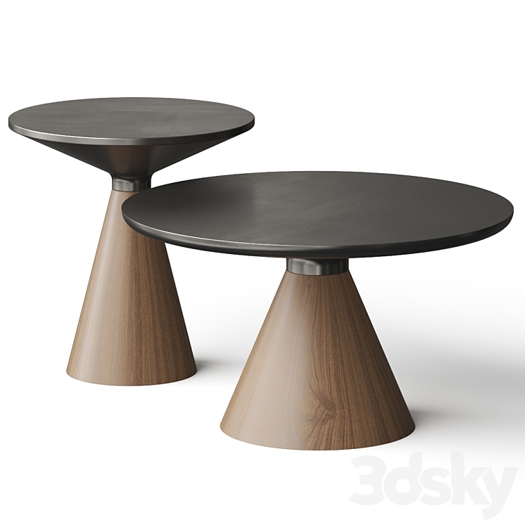 Cosmorelax Vaso Wood Coffee Table by Cosmo 3DS Max Model - thumbnail 1