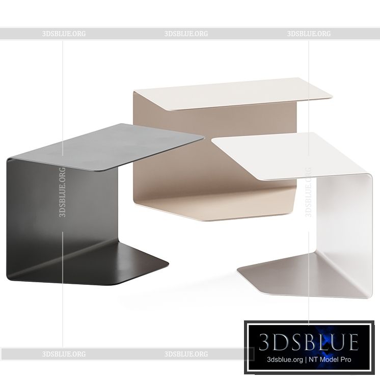 Cozy 1 Low Table Mdf Italia \/ Side Table 3DS Max - thumbnail 3