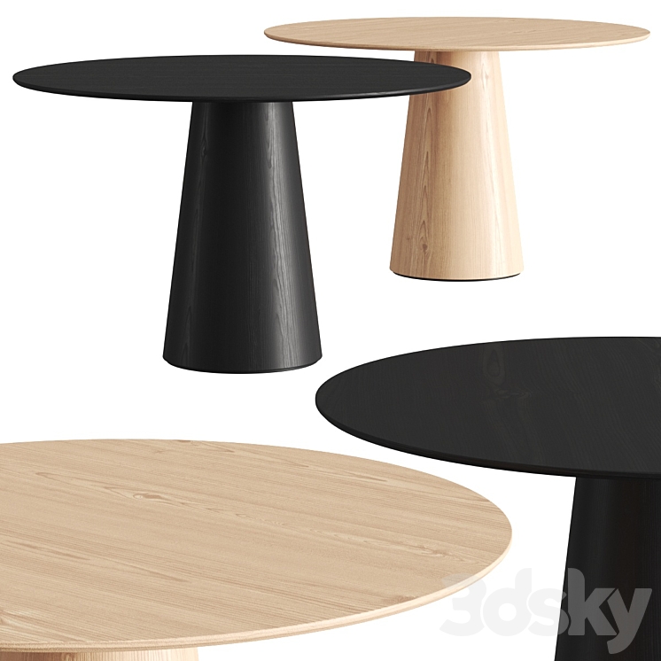 Crassevig Inoko Round Dining Tables 3DS Max - thumbnail 1