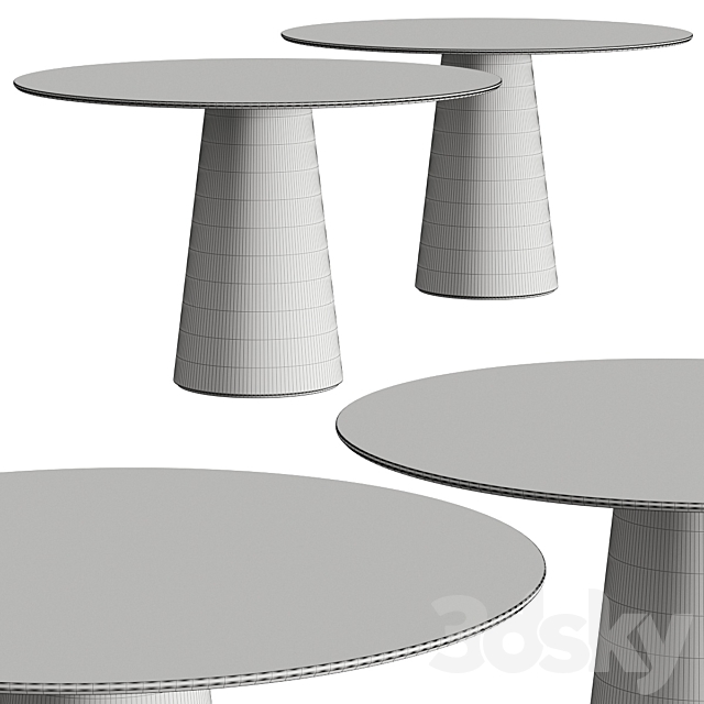 Crassevig Inoko Round Dining Tables 3DSMax File - thumbnail 2