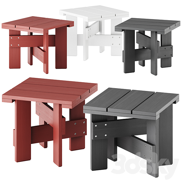 Crate Outdoor Table by Hay 3dsMax Model - thumbnail 1