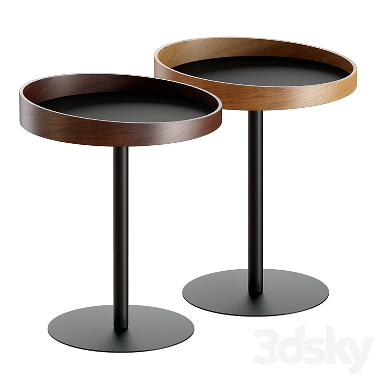 CRATER END TABLE 3DS Max - thumbnail 1