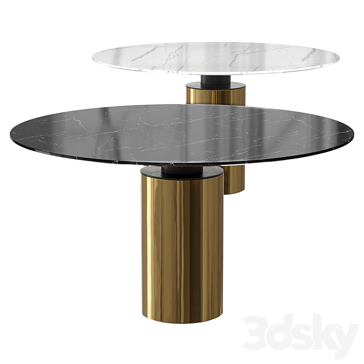 CRESO Coffee Table 3DS Max Model - thumbnail 1