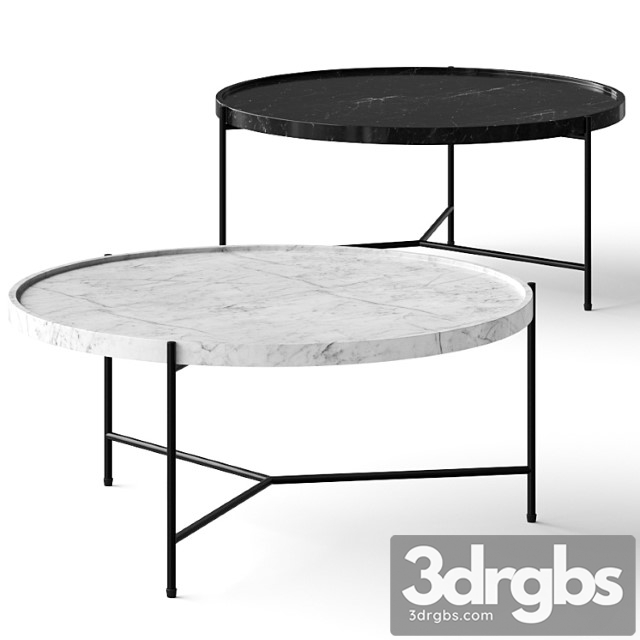 Croft house marquina coffee tables - thumbnail 1