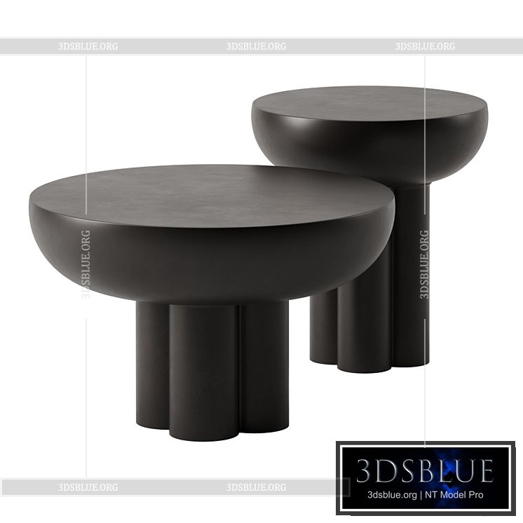 CROWN coffee tables by 101 Copenhagen 3DS Max - thumbnail 3