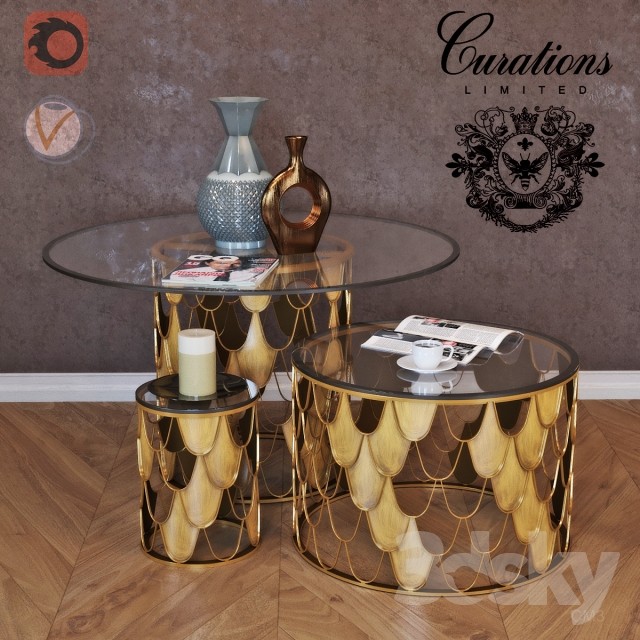 Curations Limited collection of tables Moscow 3DS Max - thumbnail 3