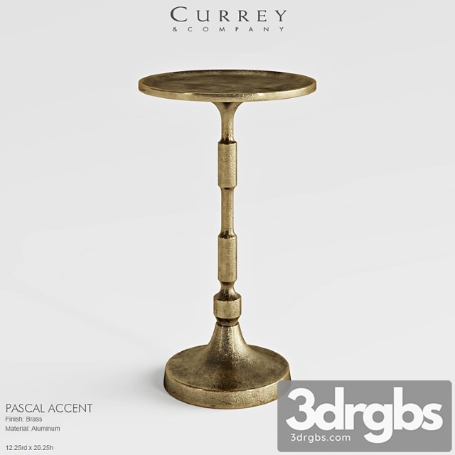 Currey pascal accent table 2 3dsmax Download - thumbnail 1