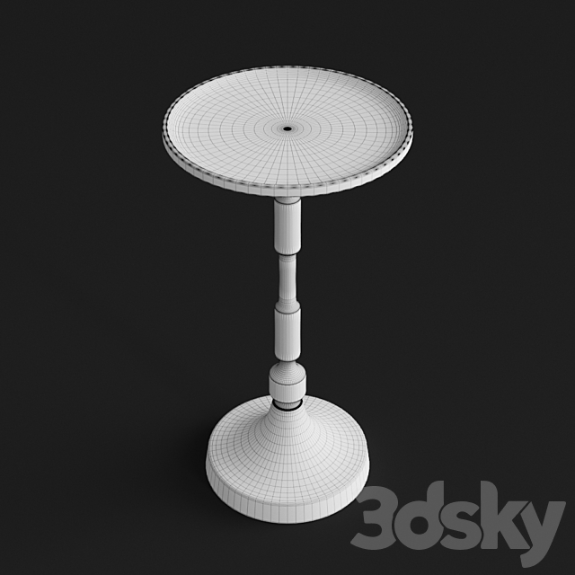 Currey Pascal Accent table 3ds Max - thumbnail 3