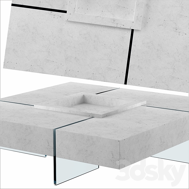 Dali Coffee Table 3DSMax File - thumbnail 2