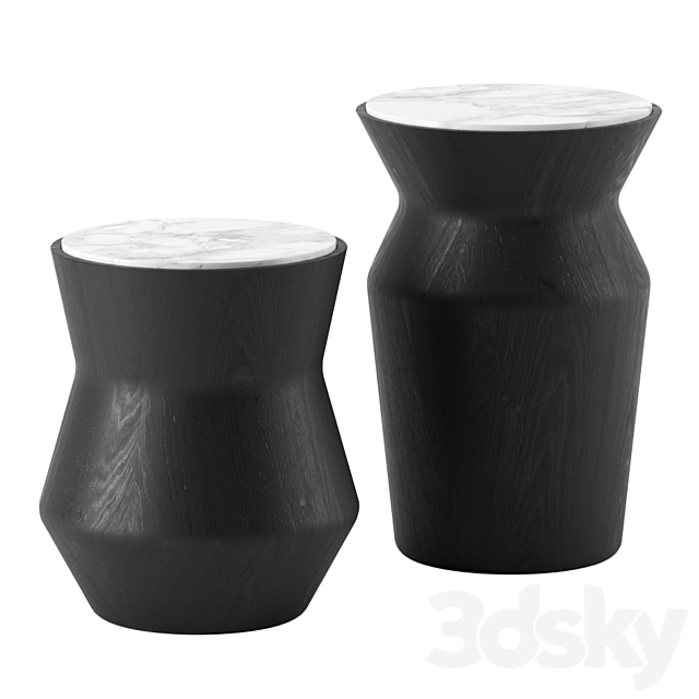 DAMA side tables by Gallotti & Radice 3DSMax File - thumbnail 1