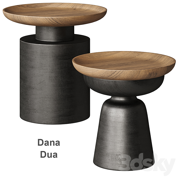 DANA DUA coffee table from WOOOD 3DS Max - thumbnail 1