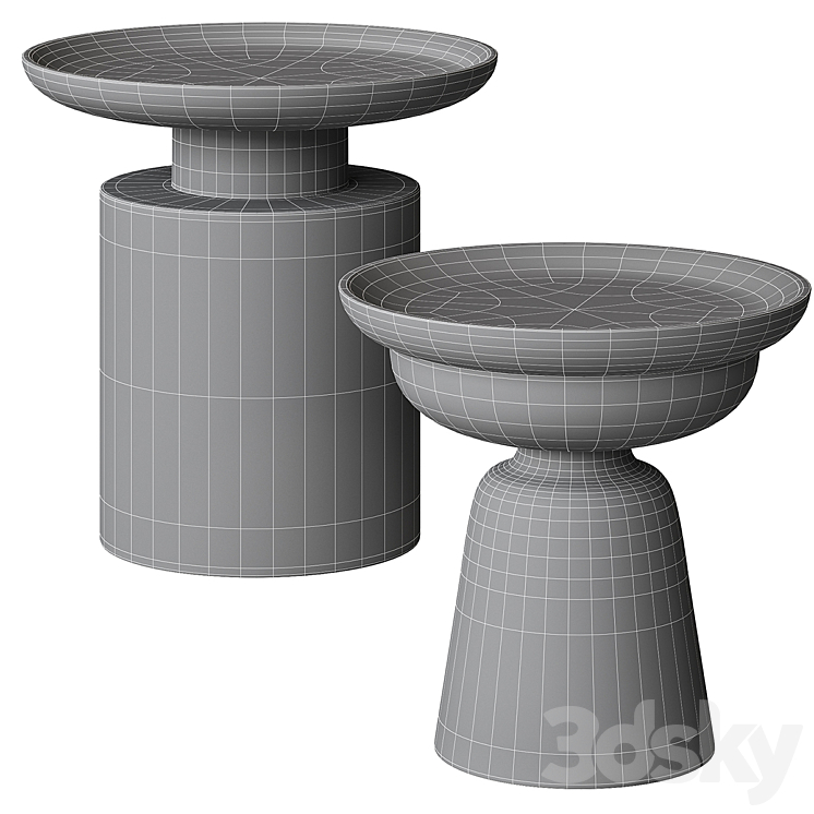 DANA DUA coffee table from WOOOD 3DS Max - thumbnail 2