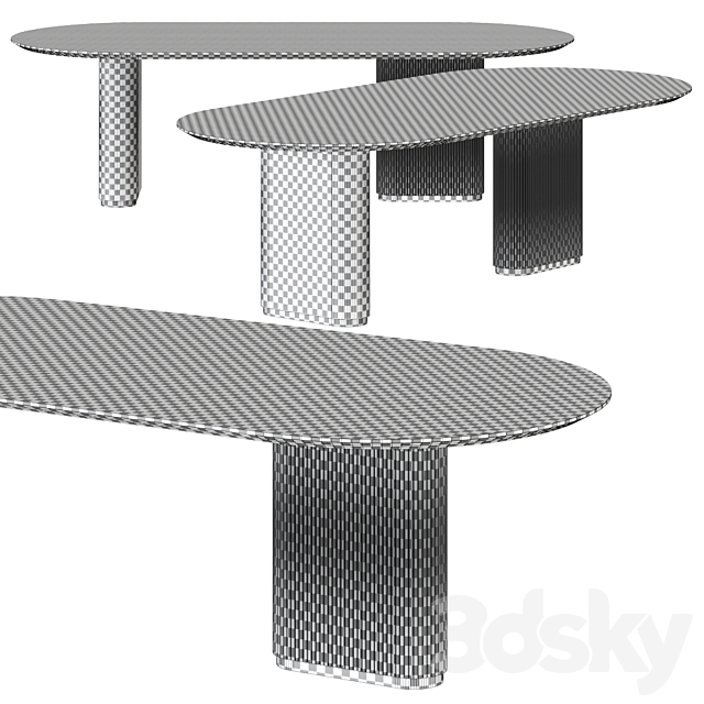 Dania Momocca Collection Table 3ds Max - thumbnail 3