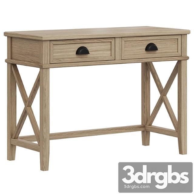 Dantone home 2-drawer cambridge writing desk - thumbnail 1