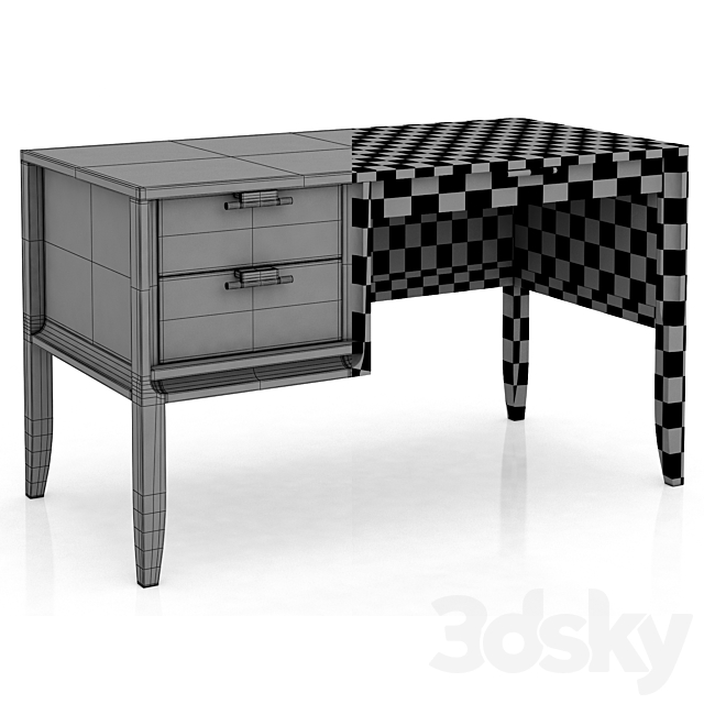 Dantone Home City Desk Small 3DS Max Model - thumbnail 3