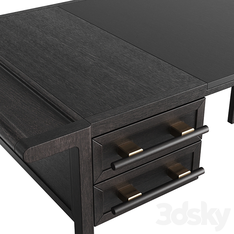 Dantone Home Contempo Desk 3DS Max Model - thumbnail 2