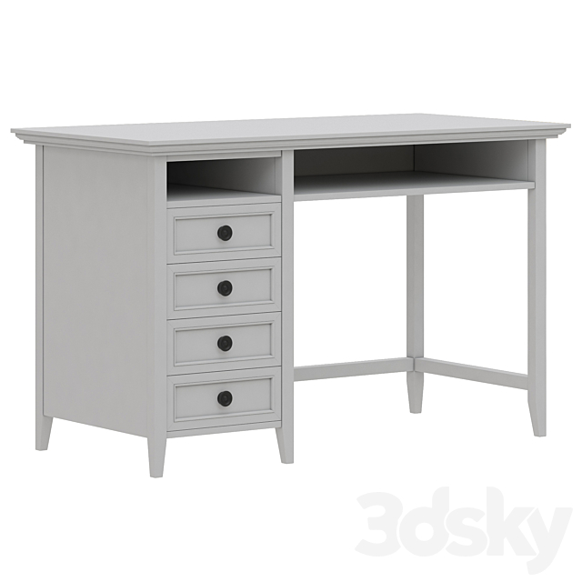 Dantone Home Junior Desk with Drawers 3DSMax File - thumbnail 1