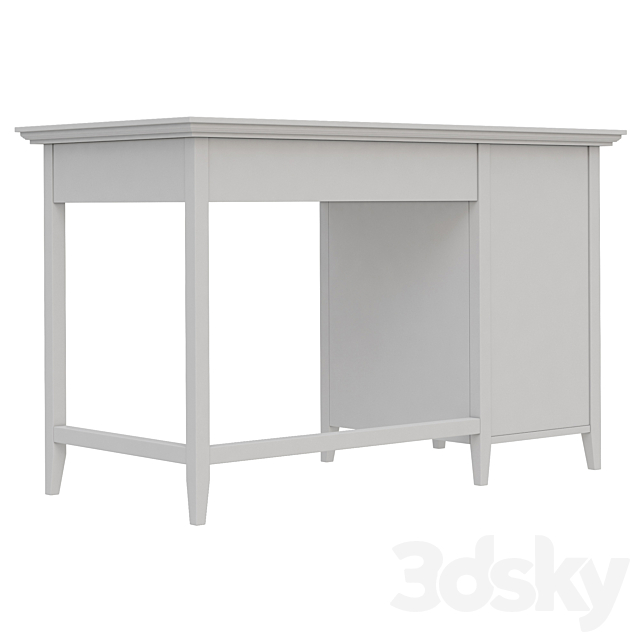 Dantone Home Junior Desk with Drawers 3DSMax File - thumbnail 2