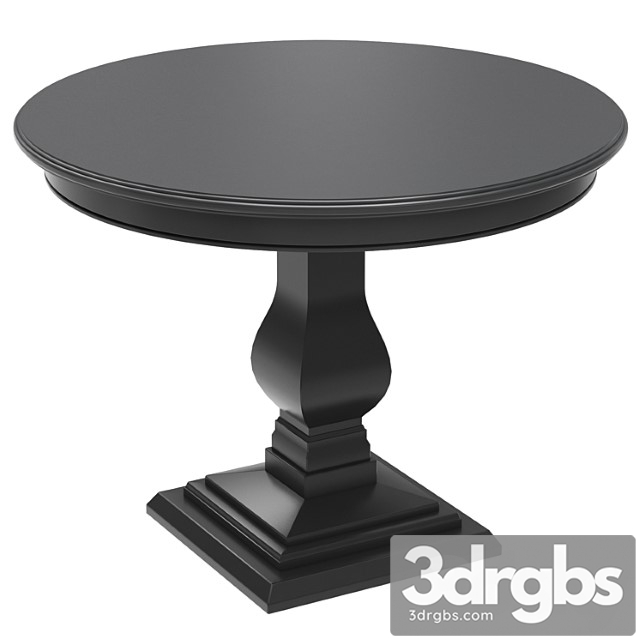 Dantone home round dining table 2 3dsmax Download - thumbnail 1