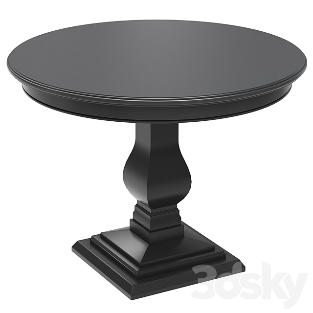 Dantone Home Round dining table 3DSMax File - thumbnail 1