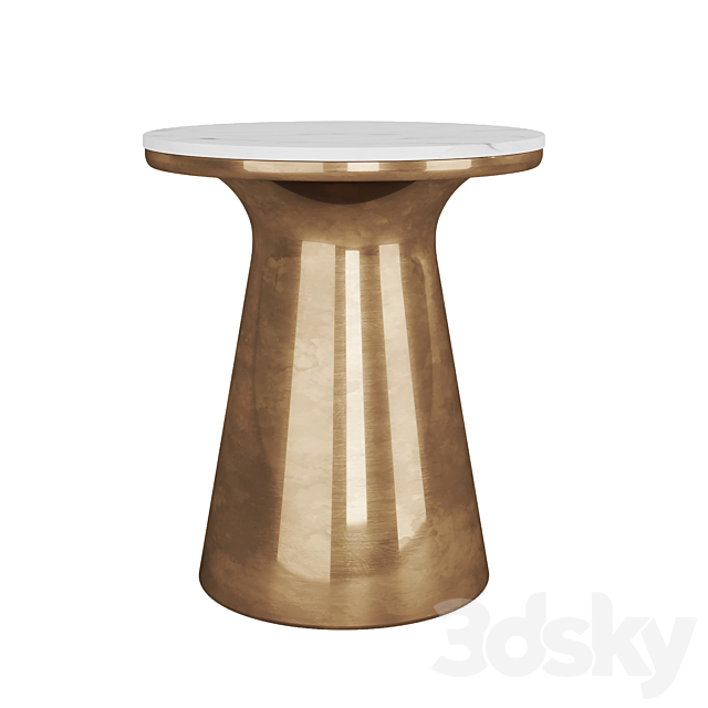 Dantone Home Set Coffee Table – Cork 3DS Max Model - thumbnail 3