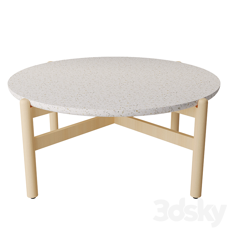 DANTONE HOME Tulum TABLE coffee table 3DS Max Model - thumbnail 1