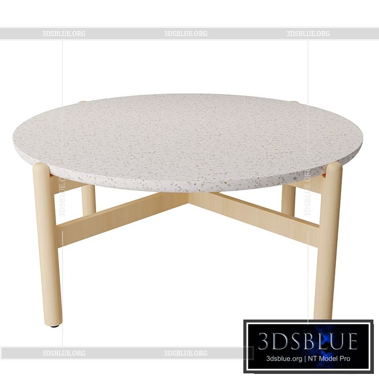 DANTONE HOME Tulum TABLE coffee table 3DS Max - thumbnail 3