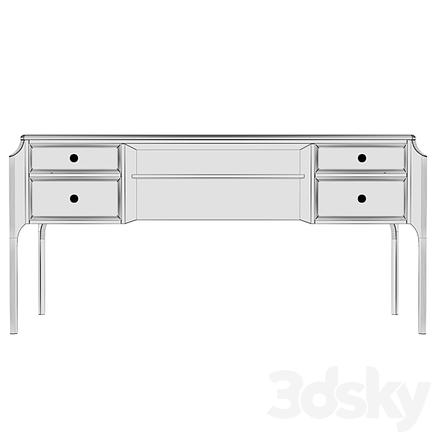 Dantone Home Writing desk Le Visage 3DSMax File - thumbnail 3