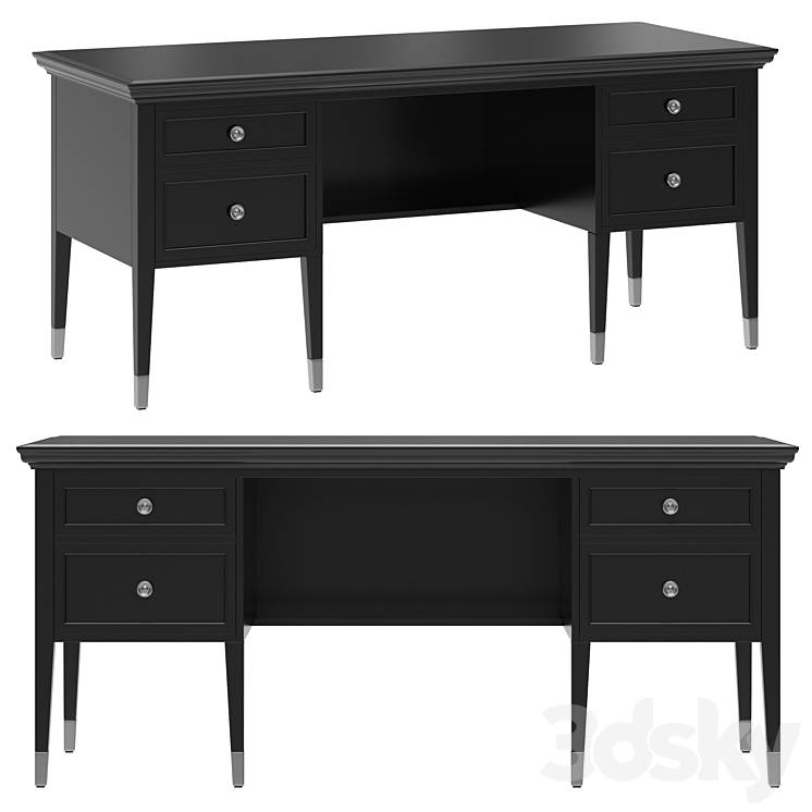 Dantone Home writing desk Stafford 3DS Max - thumbnail 1