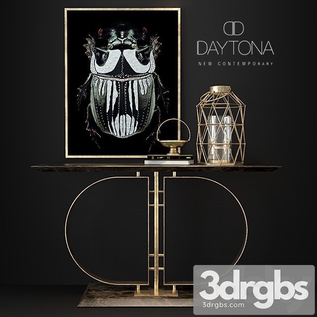 Daytona Josephine Console Table 3dsmax Download - thumbnail 1