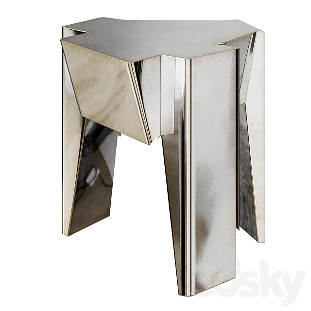 DC 1617 side table by Vincenzo De Cotiis 3ds Max - thumbnail 1