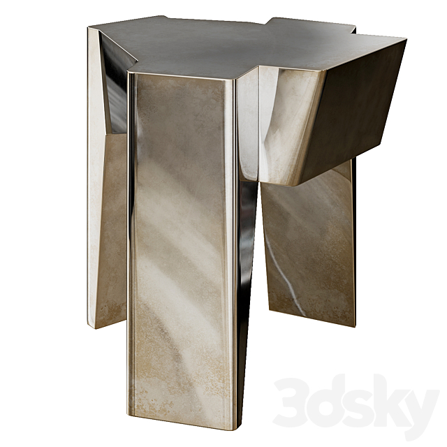 DC 1617 side table by Vincenzo De Cotiis 3ds Max - thumbnail 2