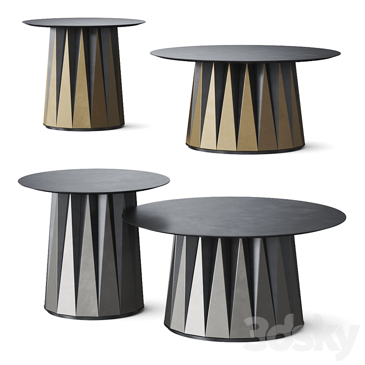 De Castelli Coste Coffee Tables 3DS Max - thumbnail 1