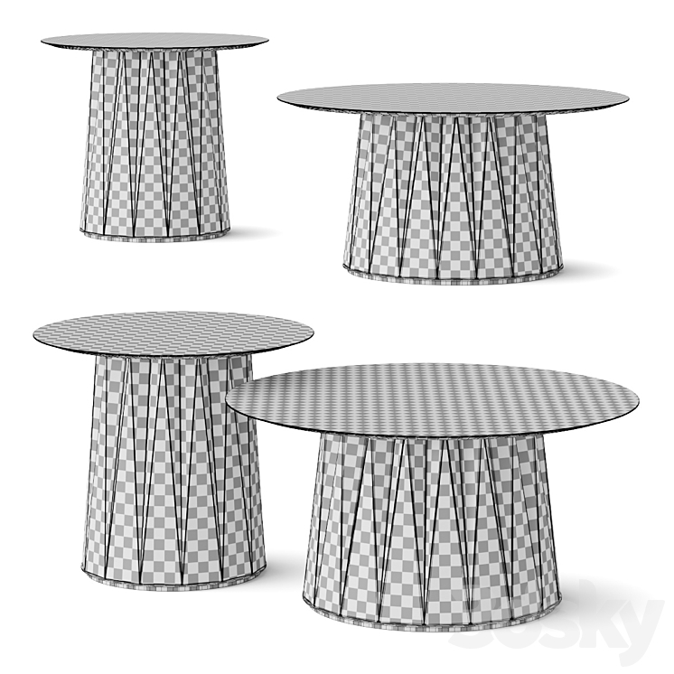 De Castelli Coste Coffee Tables 3DS Max - thumbnail 2