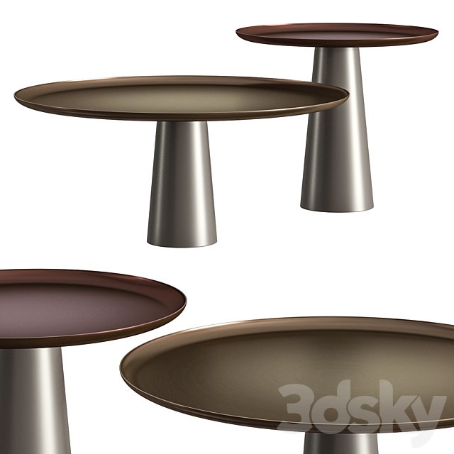 De Castelli Sunrise & Sunset Coffee Tables 3DSMax File - thumbnail 1