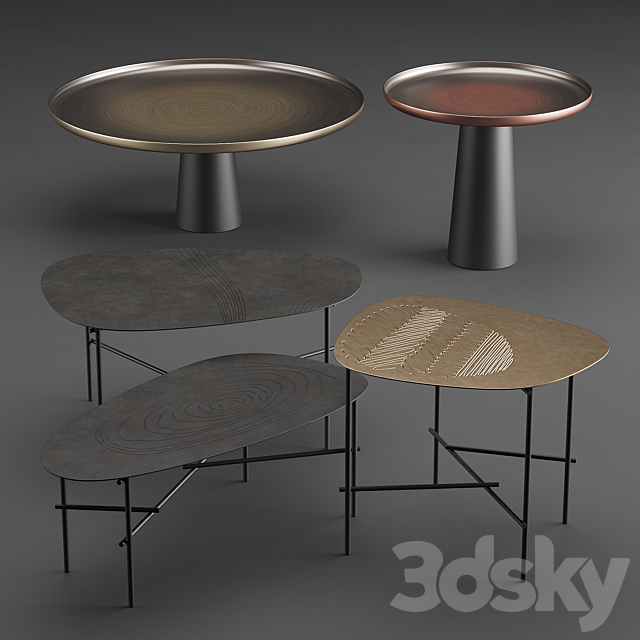 De castelli tables 3DSMax File - thumbnail 1