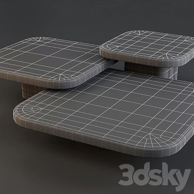 de Sede: Coffee Table – DS-3011 3DS Max Model - thumbnail 3