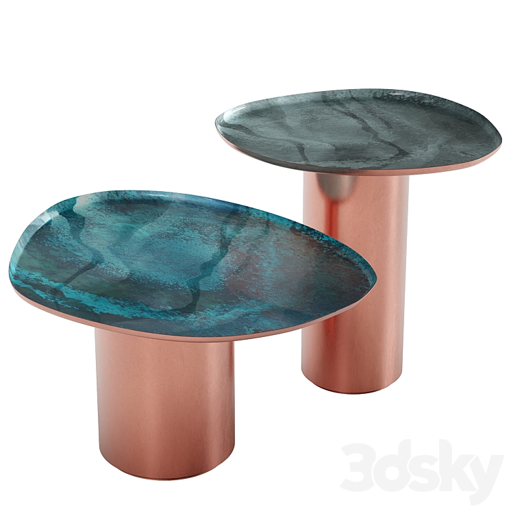 DeCastelli Drops Coffee Table 3DS Max Model - thumbnail 1