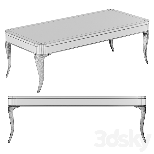 Decorative table 1586-80 Gramercy Home Hooker 3DS Max Model - thumbnail 2