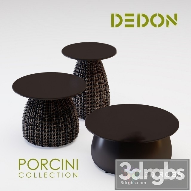 Dedon Porcini Collection 3dsmax Download - thumbnail 1