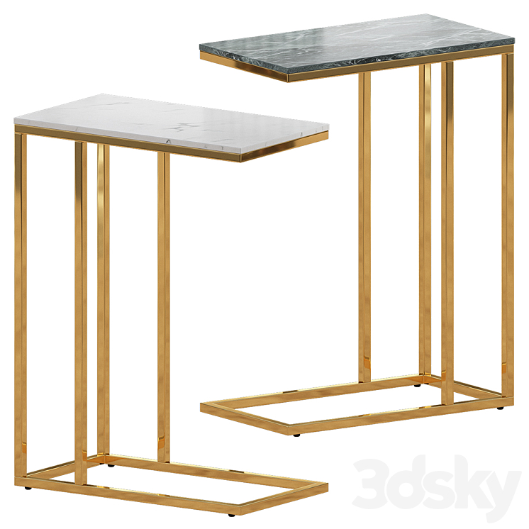 Delavan C Table End Table 3DS Max - thumbnail 1