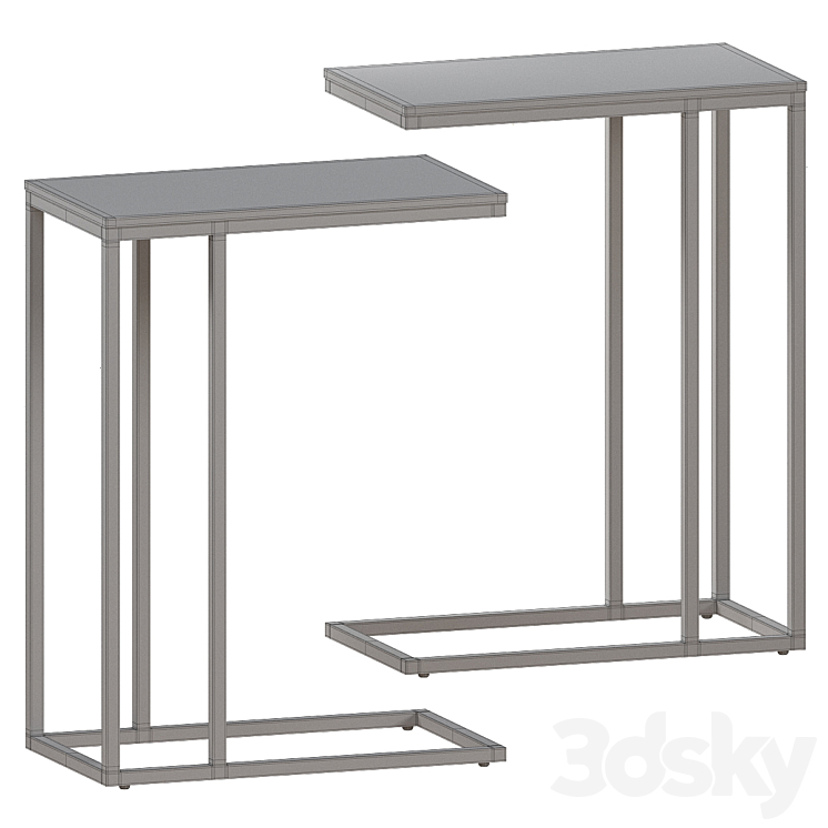 Delavan C Table End Table 3DS Max - thumbnail 2