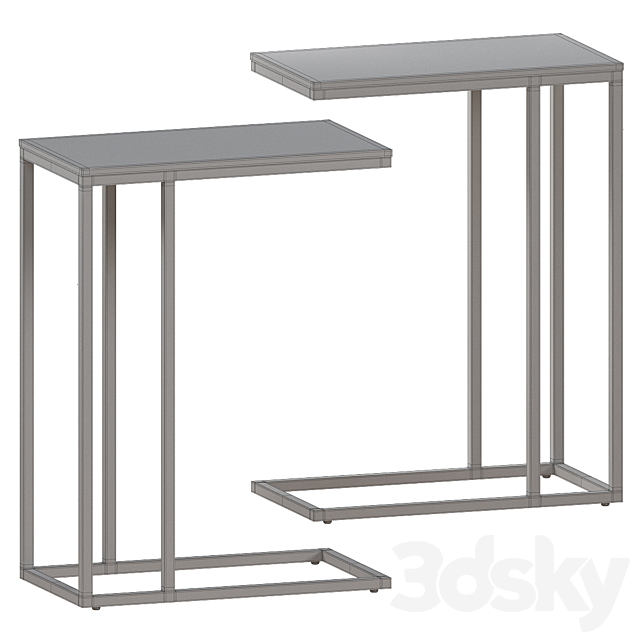 Delavan C Table End Table 3DSMax File - thumbnail 2