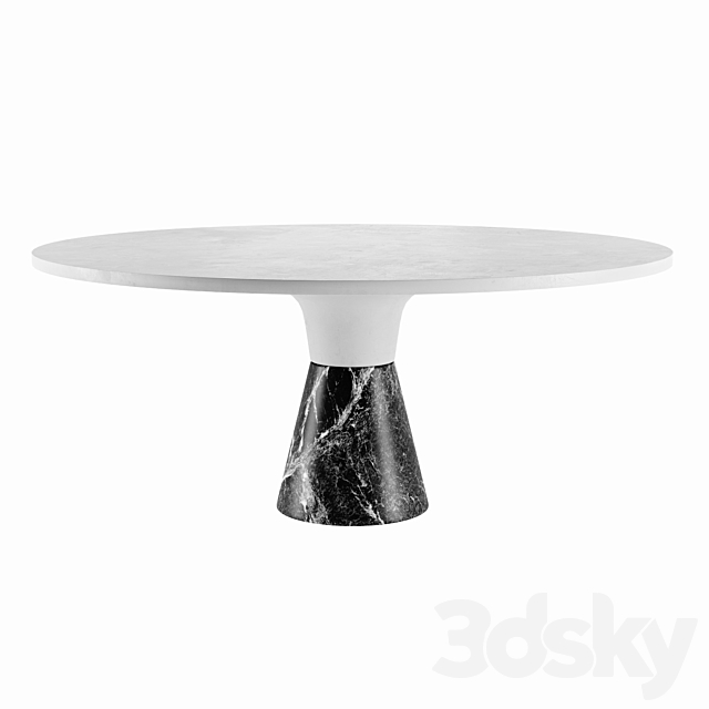 Demarco Dining Table _ Dining Table 3DSMax File - thumbnail 2