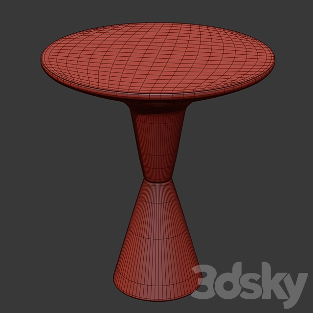 Demarco Side Table _ Side Table 3DSMax File - thumbnail 4