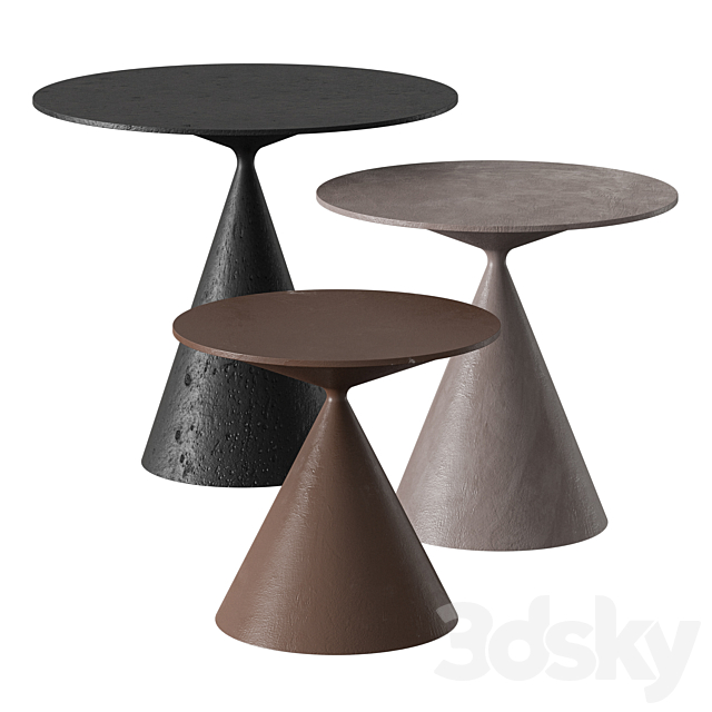 Desalto Mini Clay Coffee Tables 3DSMax File - thumbnail 1