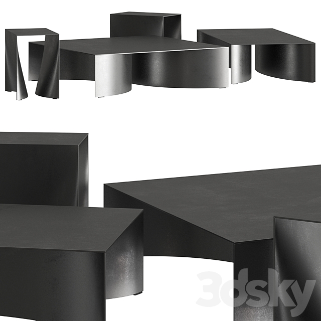 Desalto Void Coffee Tables 3DSMax File - thumbnail 1